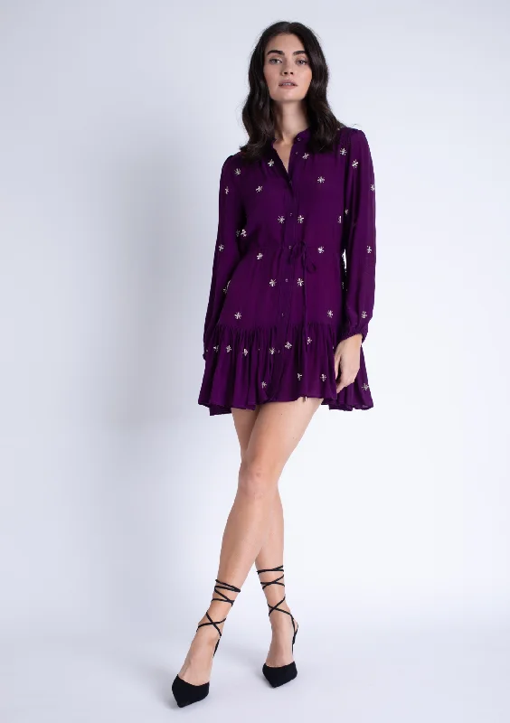 Moraima Beaded Mini Dress