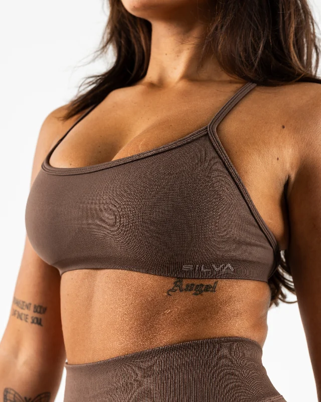 Elite Sports Bra - Mocha