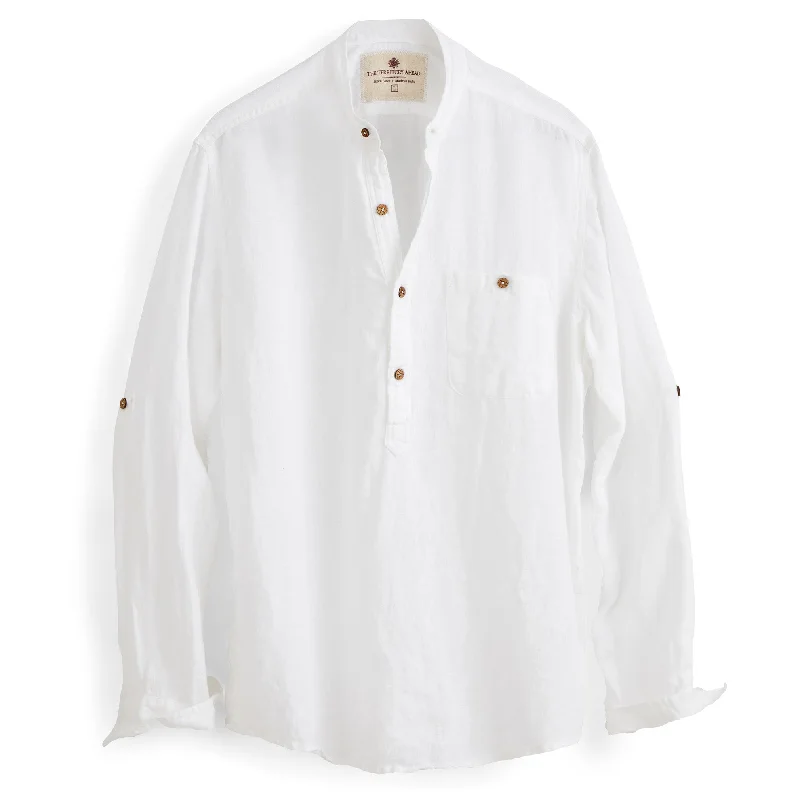 Windsail White Linen Popover