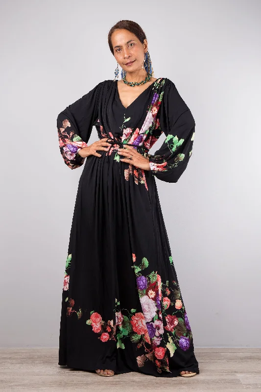 Floral maxi dress