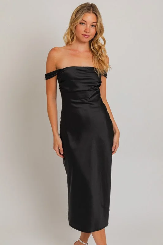 Elegant Evening Midi Dress