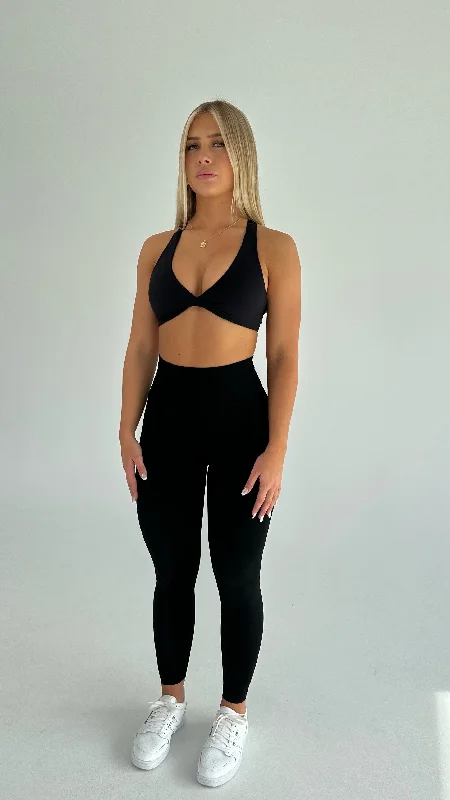 Elevate crop - BLACK