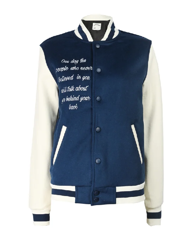 Blue Varsity Jacket