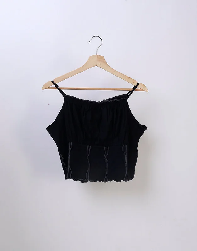 Strappy Sleeveless Crop Top