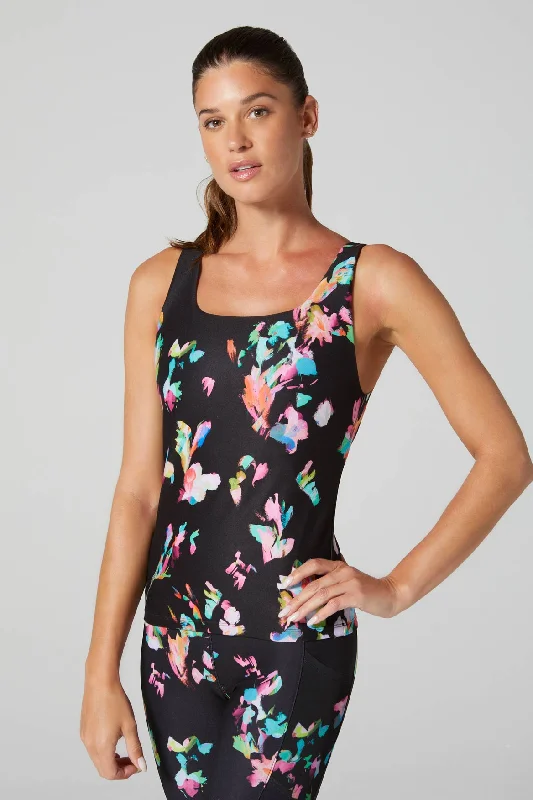 Thalia Midi Tank Luminous Blooms