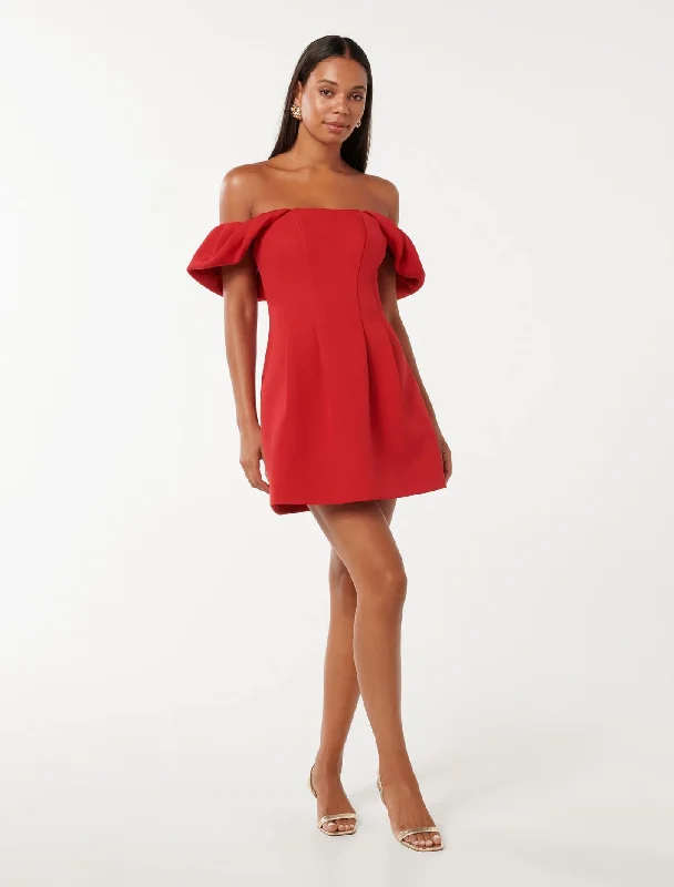 Jacquie Off Shoulder Mini Dress