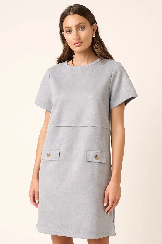 Suede Shift Dress