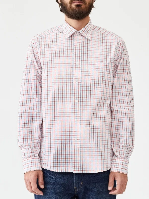 RM Williams W24 Classic Shirt - BlueWhiteRed