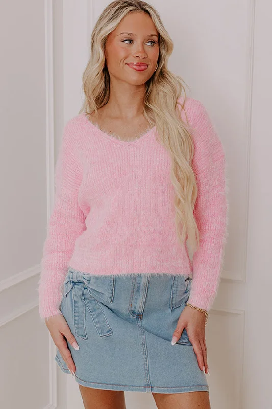 Sweet Surprise Eyelash Knit Sweater