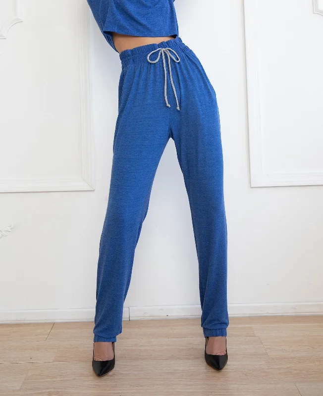 Blue Pocket Lounge Pants