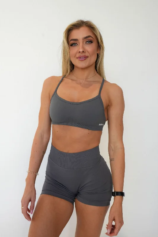 Contour Crop - STEEL GREY