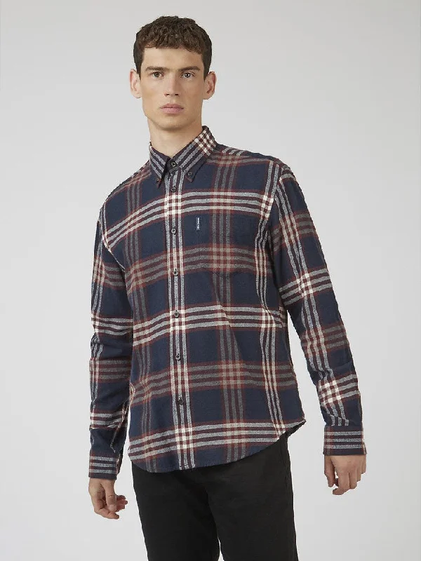 Ben Sherman Oversized Brush Check Shirt