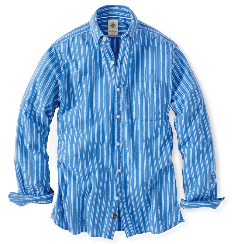 Harbor Island Striped Seersucker Shirt