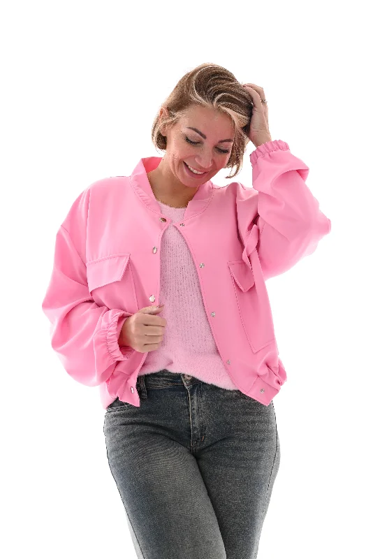 Bomber jasje uni roze