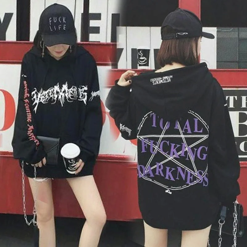 Harajuku Five-Pointed Star Magic Hoodie AD10354