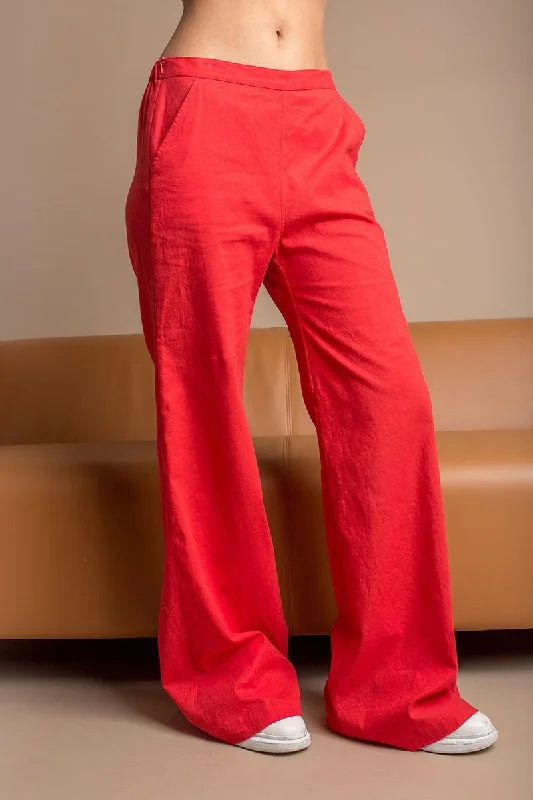 Apple High Waisted Wide Leg Pants