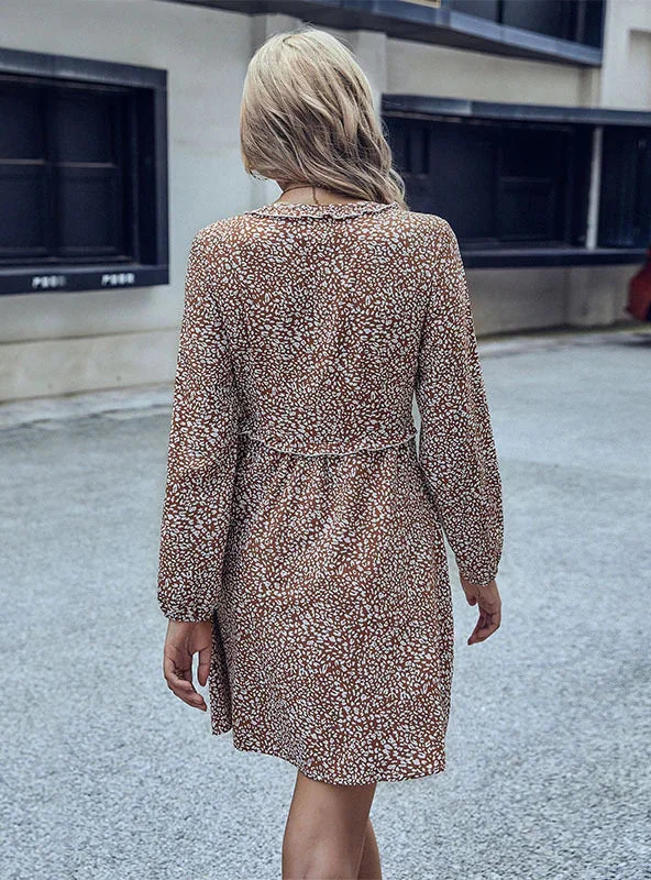 TastyHottie - LEOPARD PRINT WOODEN EAR DRESS