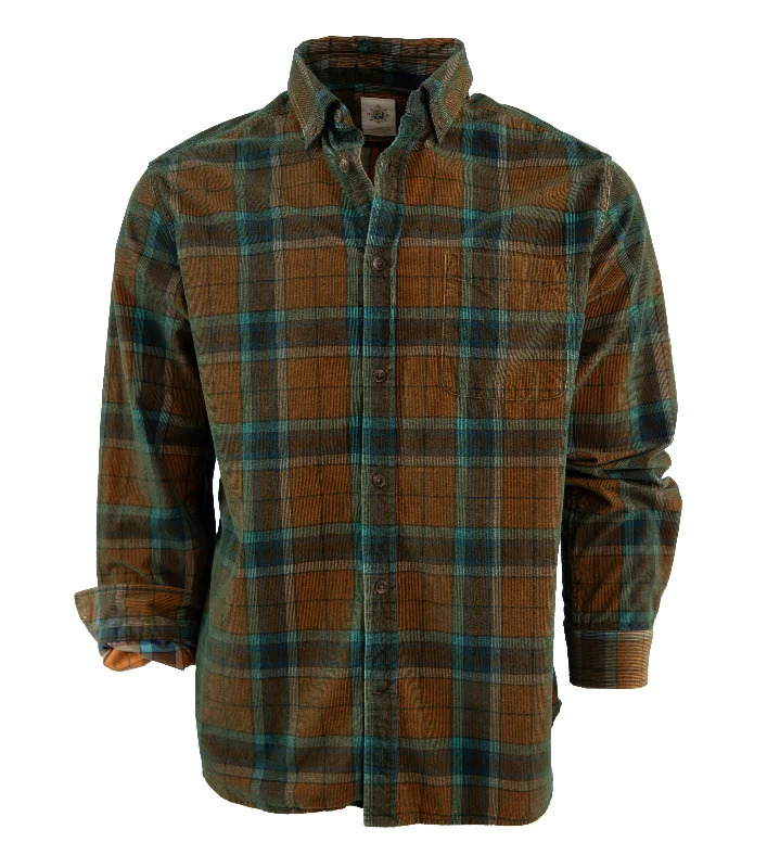 Old Steamboat Plaid Corduroy Shirt